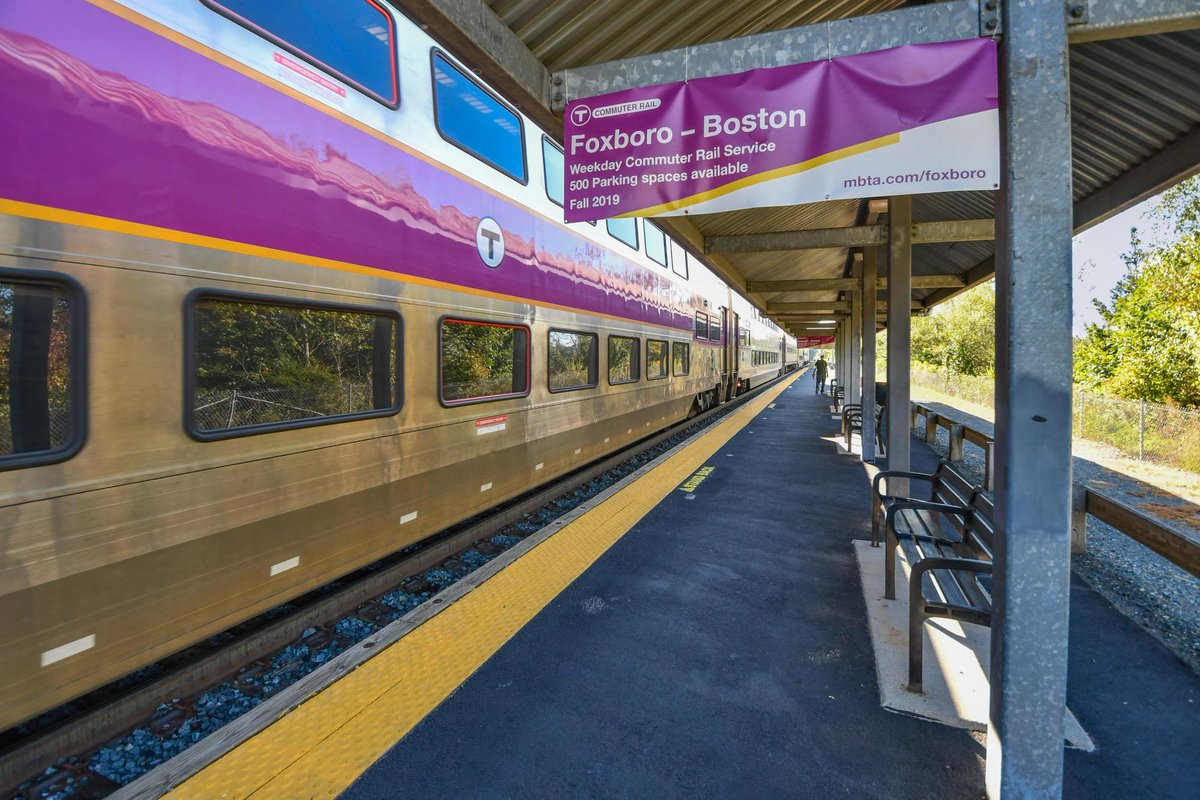 Following a successful pilot, <a href="/MBTA_CR/">MBTA Commuter Rail</a> weekday service to Foxboro will become permanent on October 2. We're proud to partner with the Kraft Group, <a href="/PatriotPlace/">Patriot Place</a>, <a href="/MassDOT/">Mass. Transportation</a>, and <a href="/Foxborough_MA/">Town of Foxborough</a> to permanently offer this convenient and reliable service.

ℹ️ow.ly/4Cvm50PQMvA