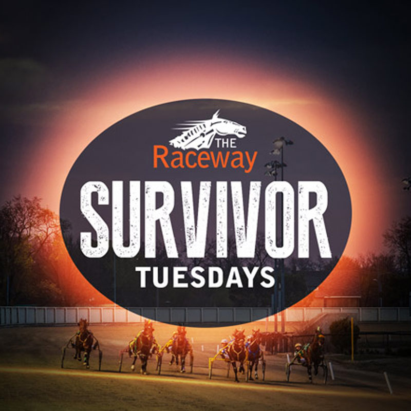 Survivor Tuesday returns - <a href="/HPIbet/">HPIbet</a> account holders have a chance to win a $100 deposit weekly. Visit westernfairdistrict.com/raceway/promot….