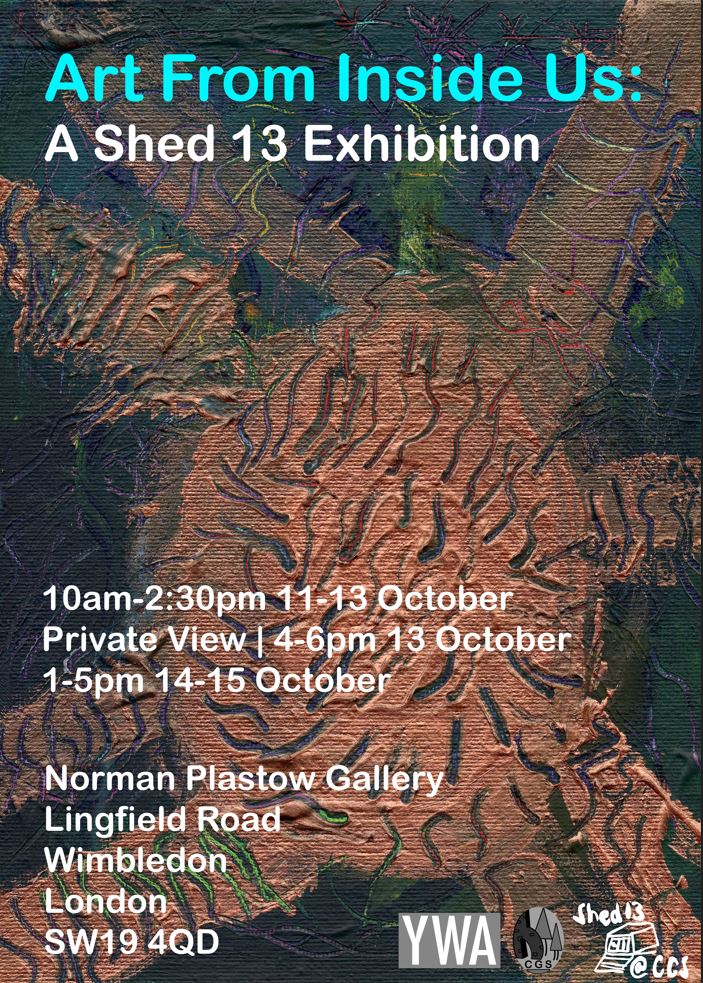 Shed 13 @cricketgreensch have an exhibition @NPlastowGallery 11-15th October come and join us!