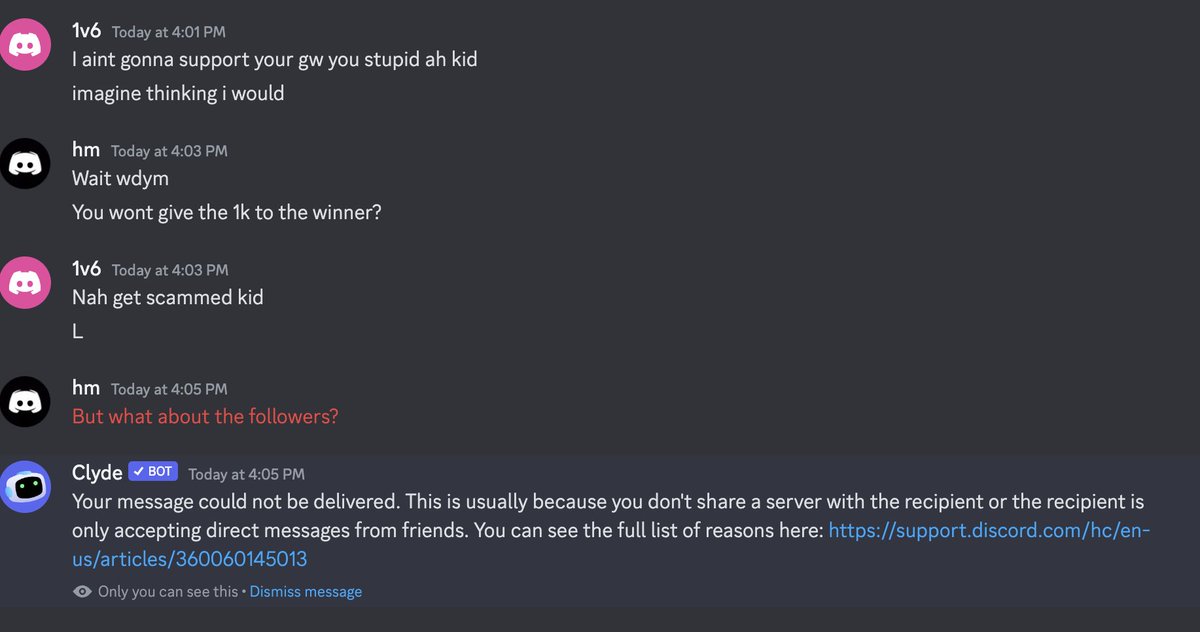 FreeUGCUpdates's tweet image. Guys im really sorry... Please forgive me. I will set up a 50 robux gw in my discord server with all the robux i have. i let you guys down. discord.gg/kkvEk5T5