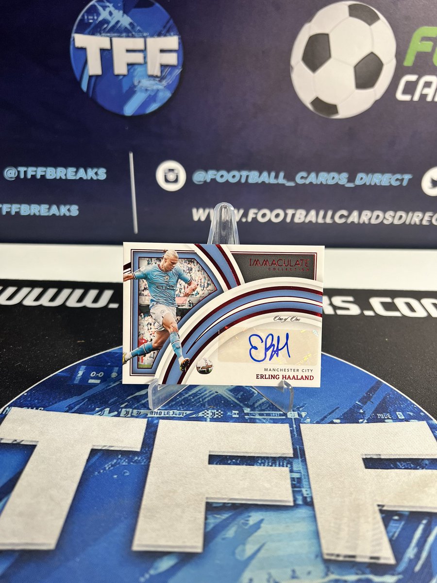 TFFBREAKS's tweet image. Haaland 1/1💥 @paniniamerica Immaculate Tmall Soccer 22/23 🚨 

Thanks for the support! 💪

Get your spots here ⬇️
TFFBREAKS.COM

#topps #toppssoccer #toppsinception #inceptionsoccer #thehobby #footballcards #soccercards #sportstradingcards #toppsmourinho #mourinho