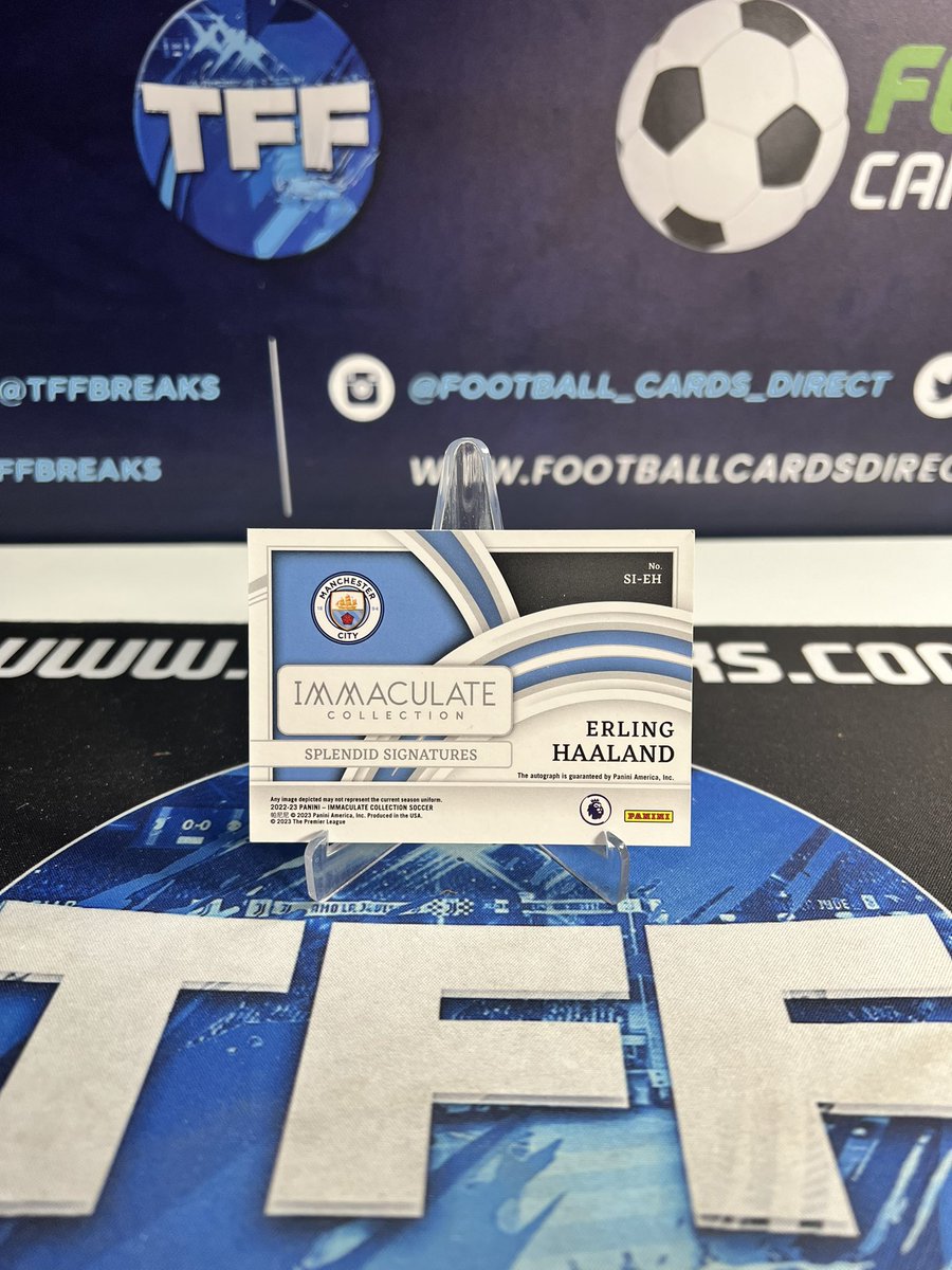 TFFBREAKS's tweet image. Haaland 1/1💥 @paniniamerica Immaculate Tmall Soccer 22/23 🚨 

Thanks for the support! 💪

Get your spots here ⬇️
TFFBREAKS.COM

#topps #toppssoccer #toppsinception #inceptionsoccer #thehobby #footballcards #soccercards #sportstradingcards #toppsmourinho #mourinho