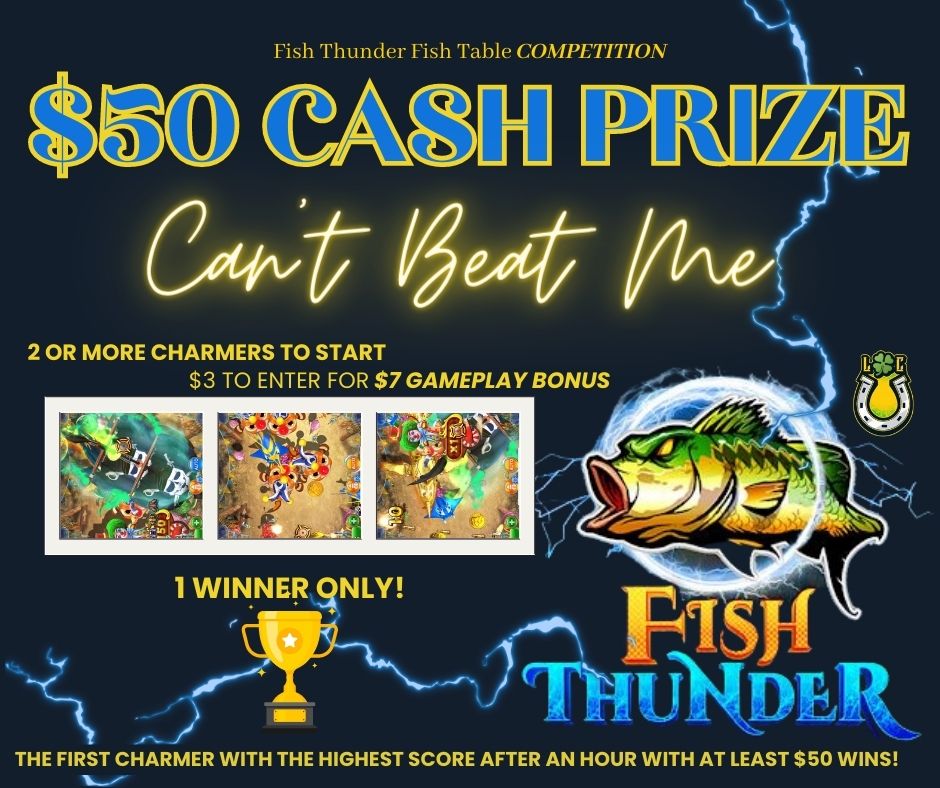 Lucky_Charmers_'s tweet image. FISH TABLE COMPETITION FOR THOSE WHO LOVE TO FISH 😁 LET&apos;S CATCH SOME AND GET A CHANCE TO WIN A $50 CASH PRIZE 🥳

#fishthunder #competition #fishtable