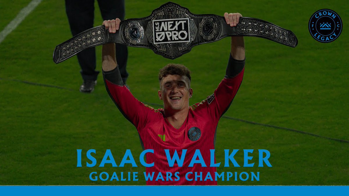 Mr Walker holds the real title! 
#GoalieWars #Champion #BuildTheLegacy #Whoop @crownlegacyfc @CharlotteFC