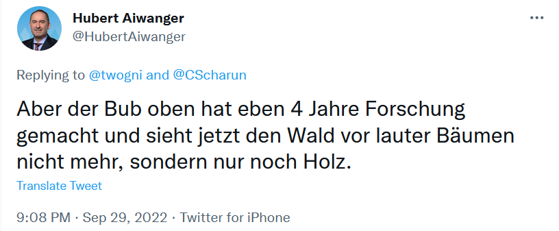 Bucket-List-Eintrag 
"Von Hubert Aiwanger beleidigt werden" ✅😅

Big surprise dabei: Es immernoch uncool, andere Menschen anhand ihres Geschlechts, Alters oder Aussehens, anstatt nach ihren Inhalten und Taten zu beurteilen. 😉