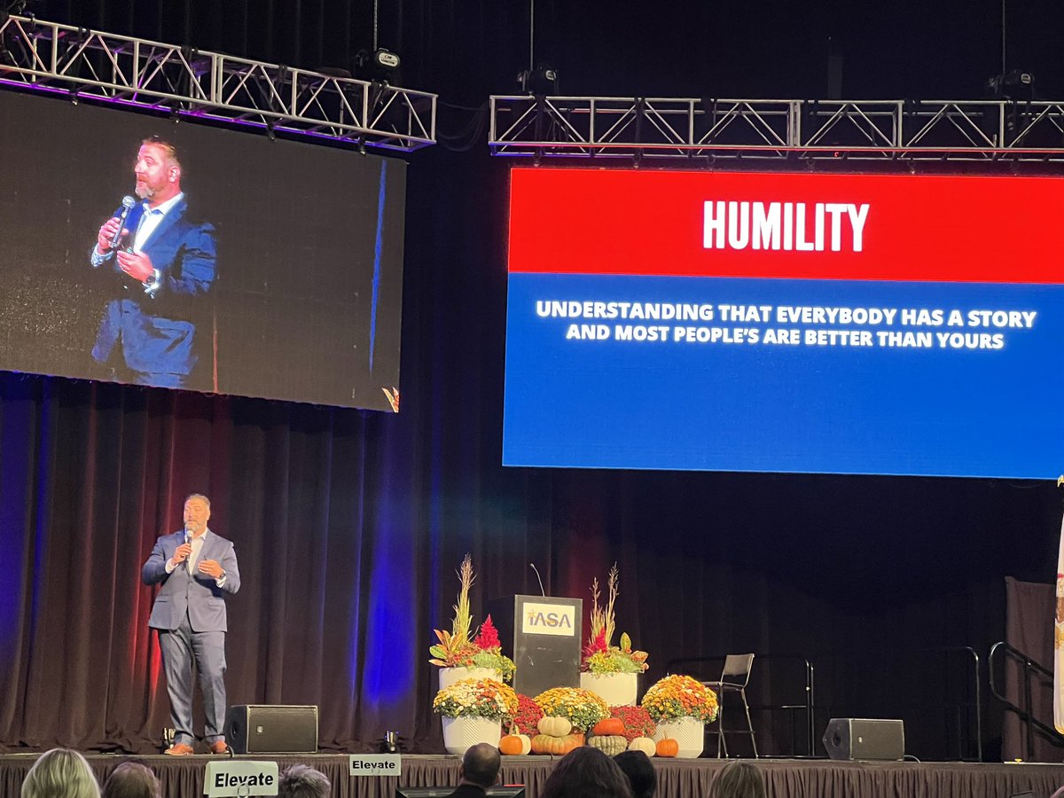 As always @MCUSDSupe leaves us with a call to action, “live a life with passion and purpose.”  Great stuff brother 👊🏻

“The definition of hell is: Your last day on Earth, the person you became meets the person you could have become.”
  ~Who Not How by Dan Sullivan #IASA2023