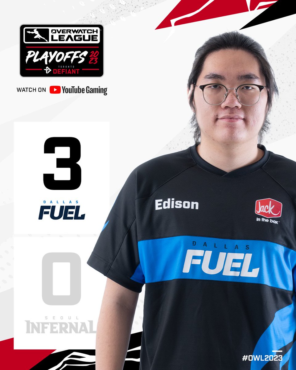 Absolute domination 🔥

A clean 3-0 from the @DallasFuel!

#FuelFighting | #OWLGrandFinals