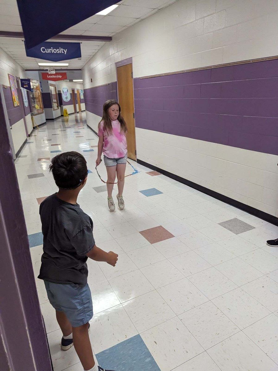 Saving the world one jump at a time! 3rd-5th graders are working to help the United Nations achieve SDG 14 (saving life below water) by reusing plastic bags to create jump ropes and reducing plastic waste.