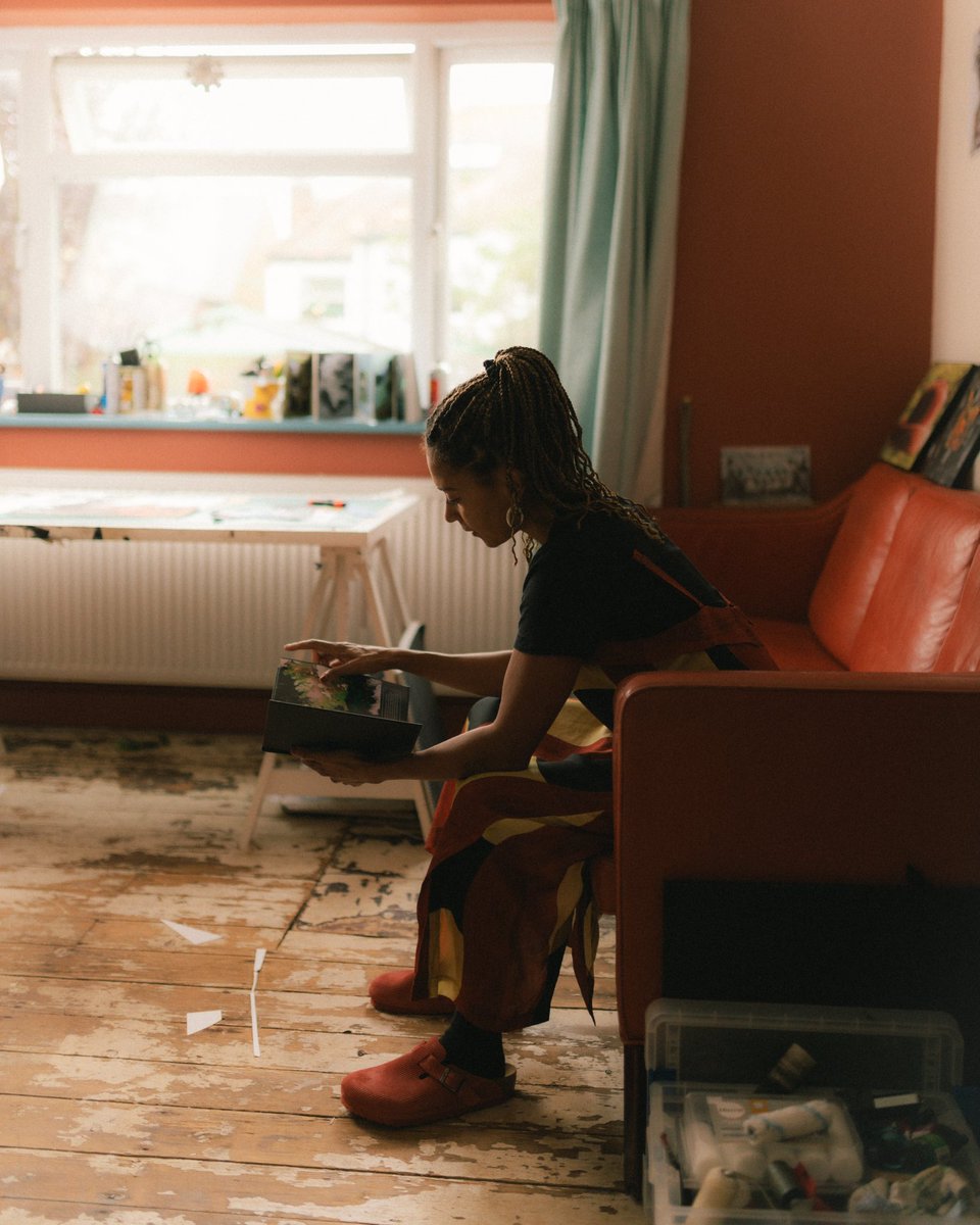 Jazz Grant in her studio for END and Birkenstock. Favourite kind of shoot to work on is with creatives obsessed with their craft ❤️