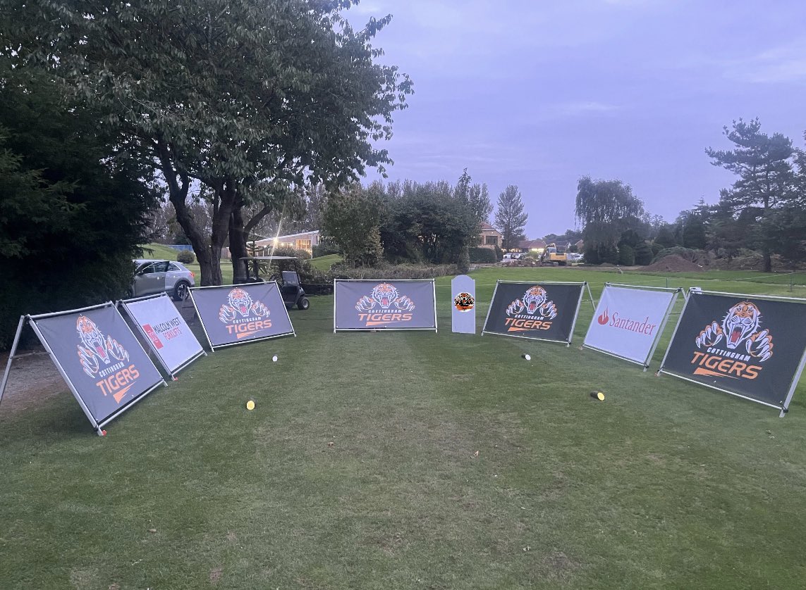 We can’t wait to welcome all of our golfers to @CottinghamParks tomorrow 🐯⛳️. We’ll be raising funds to send our U9s to a Catalans tournament. 

#CottinghamTigersGolfDay