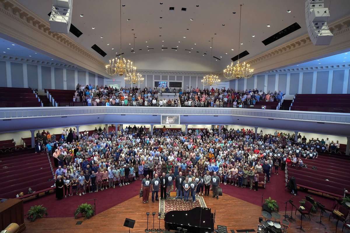 FirstMorristown's tweet photo. First Baptist Church Morristown celebrating 220 years! Thank you to all who made it possible! https://t.co/bXq9DNIp52