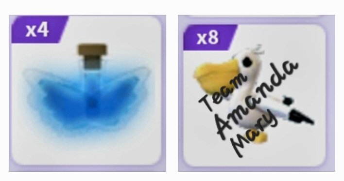 Cida_SilvaB's tweet photo. Draw of 4 Pelicans+ 4 flying potions, sponsored by my Bestie.
There will be 4 winners who will win 1 Pelican+ flying potion each.
To enter; 👇
You must be following me and my best friend @adopt_amanda 
Like+Retweet+Done 
Draw ends in 3 days. Good luck everyone.😊 https://t.co/gcwWRtZ04K