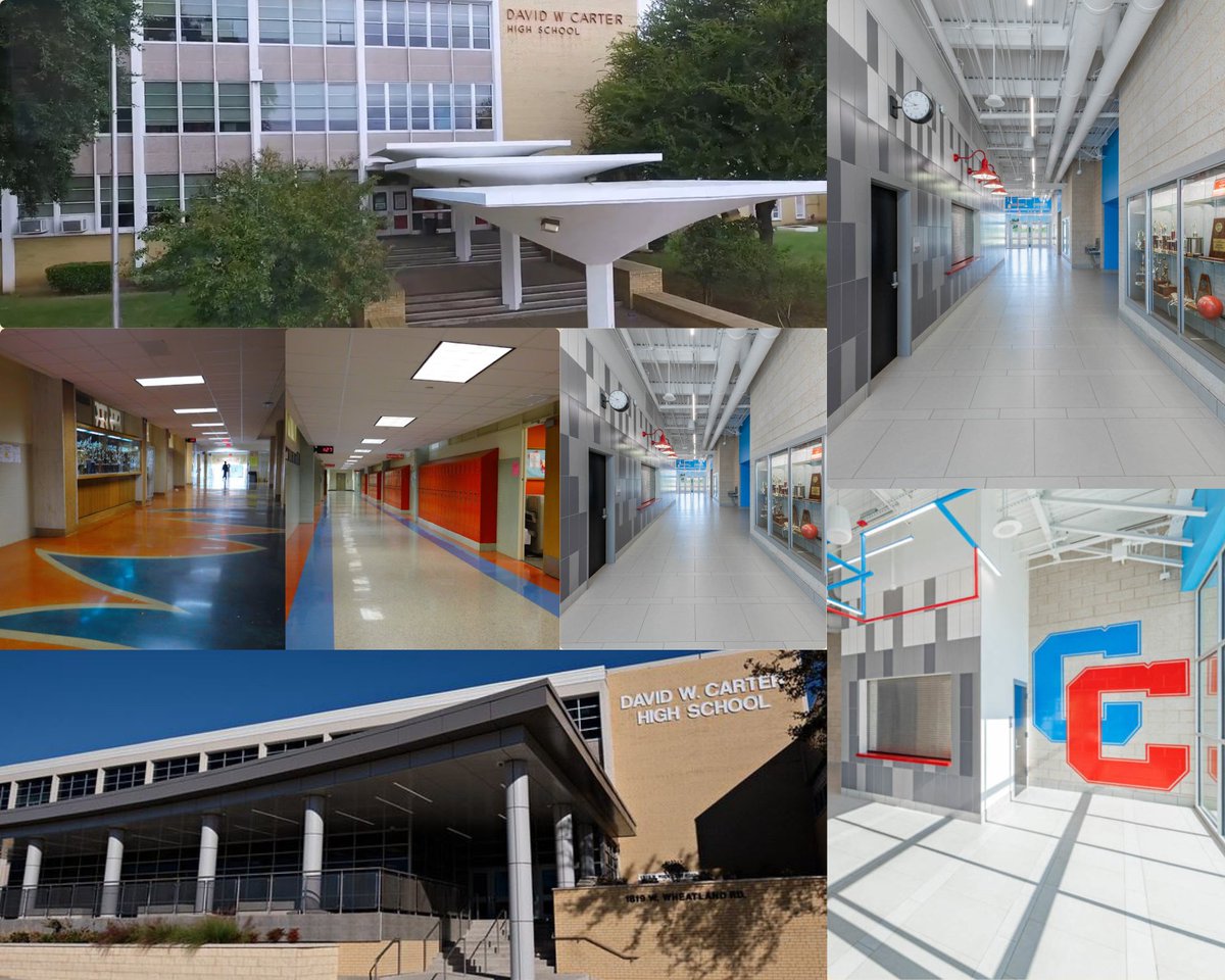 Talk about Nostalgia!? It's throwback Thursday!!! Can you think back on your time walking the halls of David W. Carter?  On Tuesday's and Thursdays we look back at the way our campus's have evolved! This is  #MyNewDallasISD 🚧🏗️