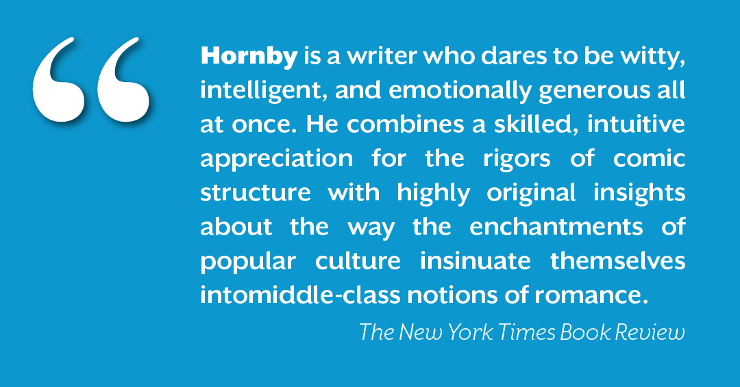 Here is what the critics are saying about author Nick Hornby and why you can't miss his visit on October 12. Free tickets are still available at all of our West Hartford Library branches. Get yours today!