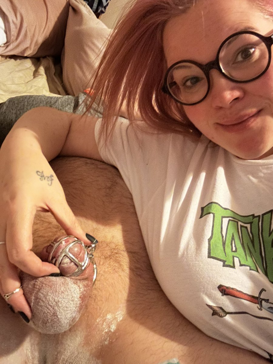 So according to <a href="/MistressAva4/">Ava</a> Locktober isn’t anything special in this house. No escape, No release - Locked and Padded 24/7 regardless of the month 🥺😢