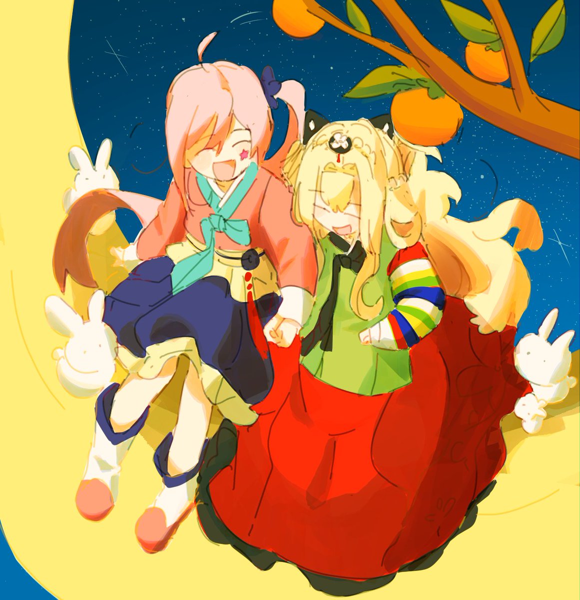 wke7s14's tweet photo. 행복한 한가위 보내시유~
#vocaloid_seeu #보컬로이드_시유 #vocaloid_uni #보컬로이드_유니 #유니 #시유 https://t.co/7Sin2X22rN