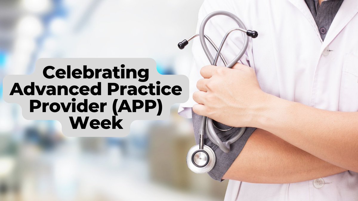 This week we are celebrating our Advanced Practice Providers! We would like to offer a sincere thank you to our 54 Nurse Practitioners and 5 Physician Assistants in their commitment and dedication to our patients, families, and our Institute. Happy #APPWeek!