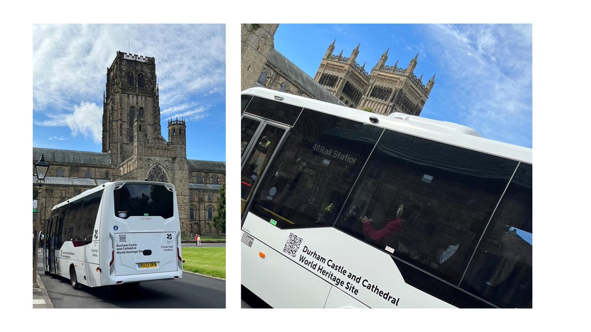 We’ve been working together with the @nationaltrust to produce new graphics to make the bus service which connects the waterside near Crook Hall and Palace Green (World Heritage Site) more visible, check out the timetable: bustimes.org/services/40a-d… 🚌🎟️