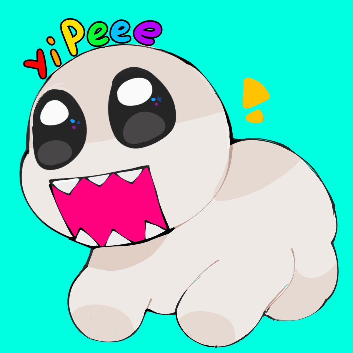 julynightcat's tweet photo. I drew tbh creature in my style teehee #tbhcreature #cute #kawaii #tbh #rainbow https://t.co/KtEokabLvL