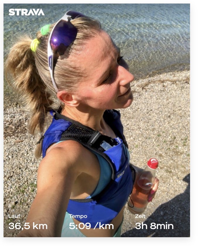 OljaWeigl's tweet photo. Last long run ✅ Blank mind and 36km later, the thirst was oh-so-real 😅 Now tapering mode on &amp; the countdown clock ⏰ is officially ticking 😎 10 days till the Big Day!
#runningmotivation https://t.co/YT48XDoIME