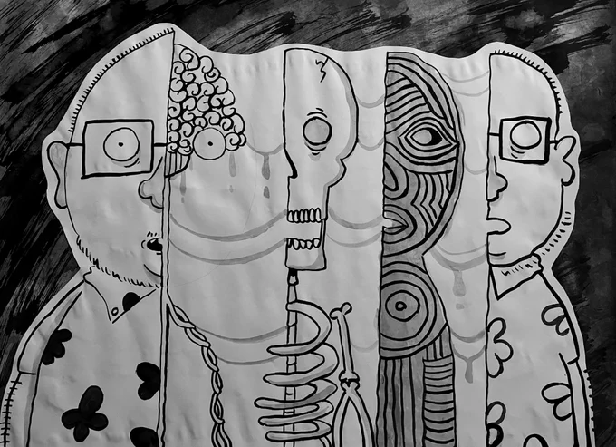 Art I did for my drawing class earlier this week. 