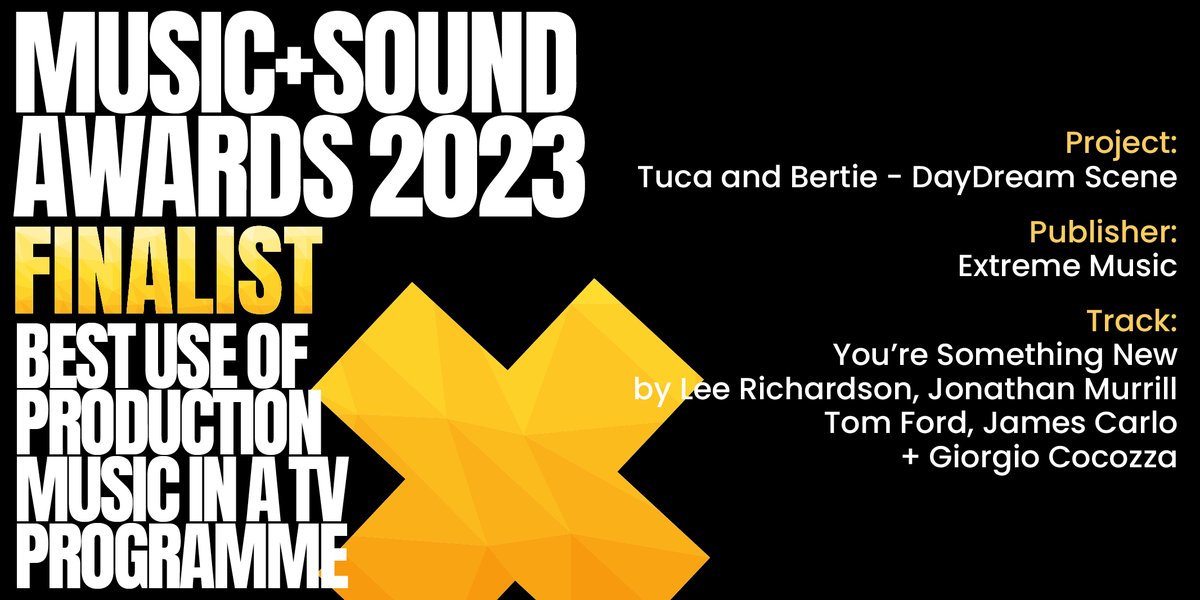 #MASAwards Finalist (5/6) <a href="/ExtremeMusic/">Extreme Music</a> - Tuca and Bertie - DayDream Scene <a href="/tucaandbertie/">Tuca & Bertie</a>👏