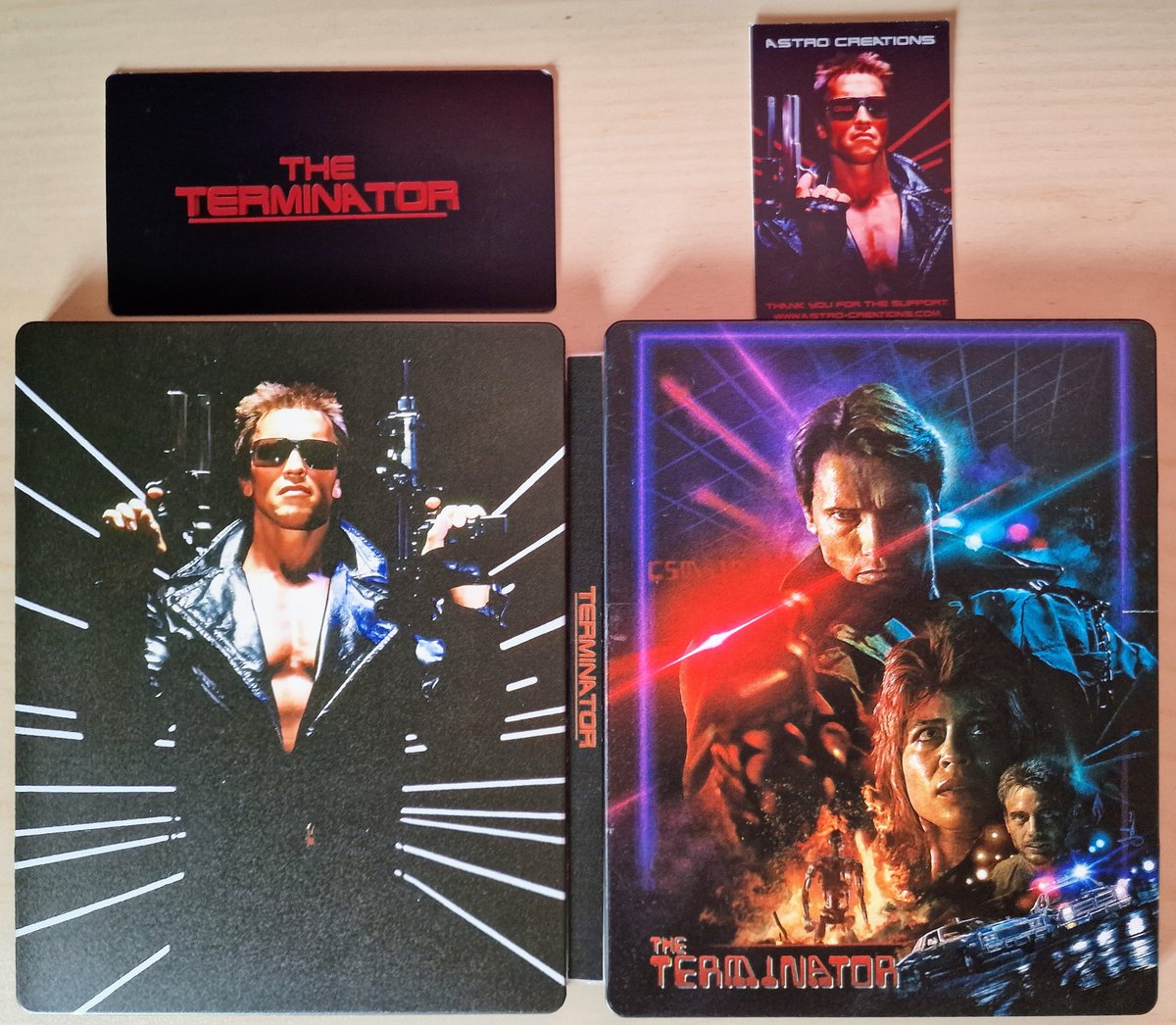 mikeycubed's tweet photo. My most anticipated steelbook release of the year has arrived and damn it was worth the wait! 😍

Stunning work by #AstroCreations  and #JohnCordero 👌🔥

#02 of 30

#Steelbook #CustomSteelbook #TheTerminator https://t.co/AyT9qps3T5