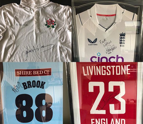 Looking to get your hands on some sporting memorabilia?

We've got:

Signed shirts from <a href="/root66/">Joe Root</a>, <a href="/jimmy9/">James Anderson</a>, <a href="/liaml4893/">Liam Livingstone</a> and <a href="/Harry_Brook_88/">Harry Brook</a> 🏏 

A signed #CUFC shirt ⚽

A signed <a href="/Mark_wils610/">Mark Wilson</a> @FalconsRugby shirt 🏉

Proceeds go to our 2024 Sri Lanka tour

➡️ buff.ly/3t3TVdb
