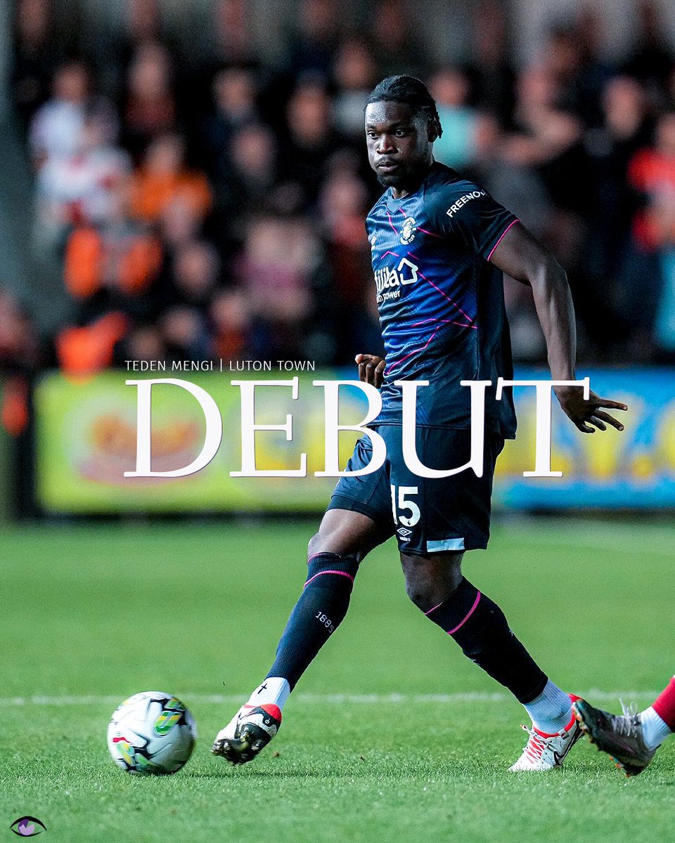 Debut. 👏

Our client Teden Mengi made his debut for Luton Town FC.