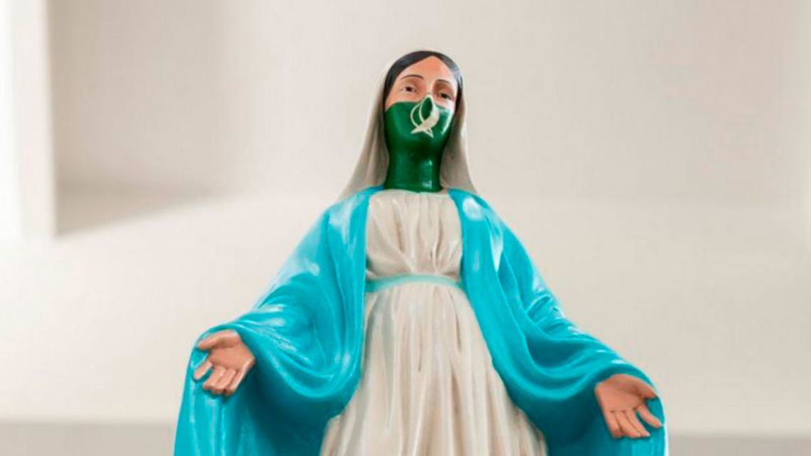 Que les trajo la Santa Virgen Abortera? La maternidad será deseada o no será 💚 #28S #AbortoLegalSeguroGratuito