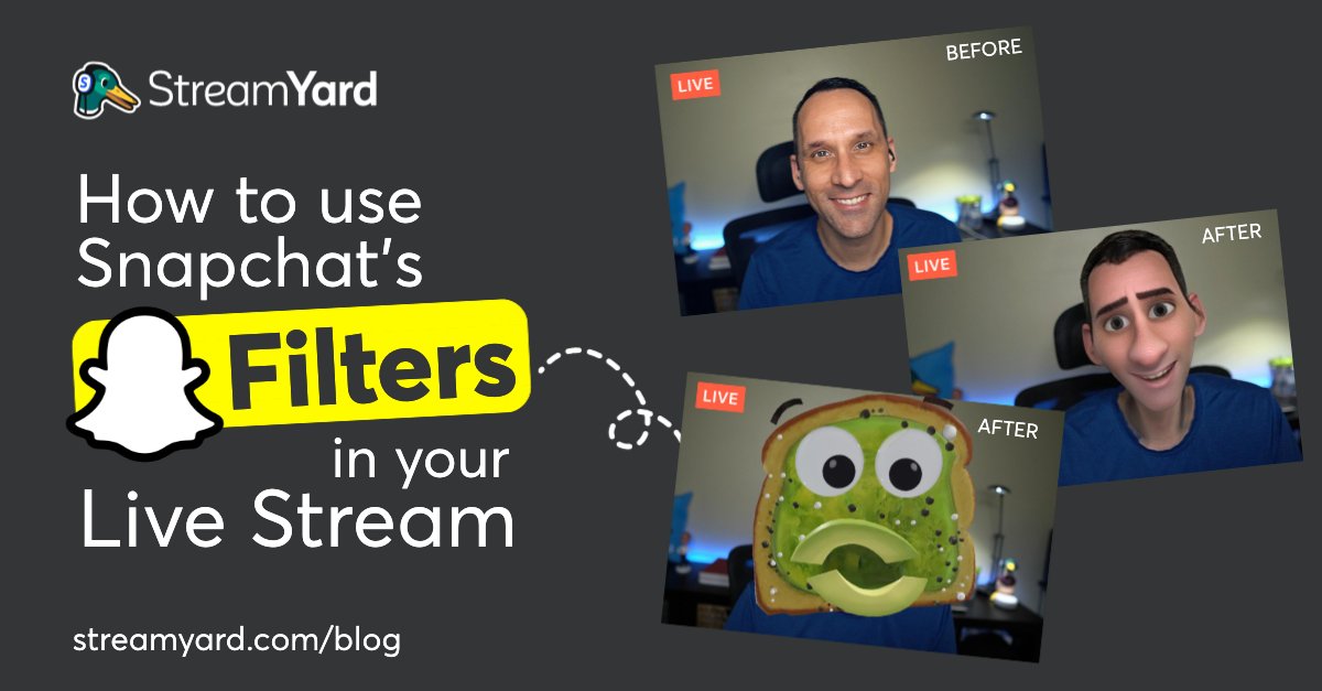 Live streams can be more exciting with filters and lenses. <a href="/ckroks/">Christian Karasiewicz #DigitalMarketing</a> shows you how to use Snap Camera filters for your live streams.

#Snapchat #LiveStreaming bit.ly/3uM84bGhttps:/…