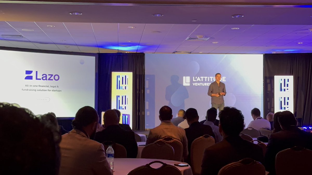 Dale @LazoUs! Great pitch today at <a href="/LATTITUDEevent/">L'ATTITUDE</a>