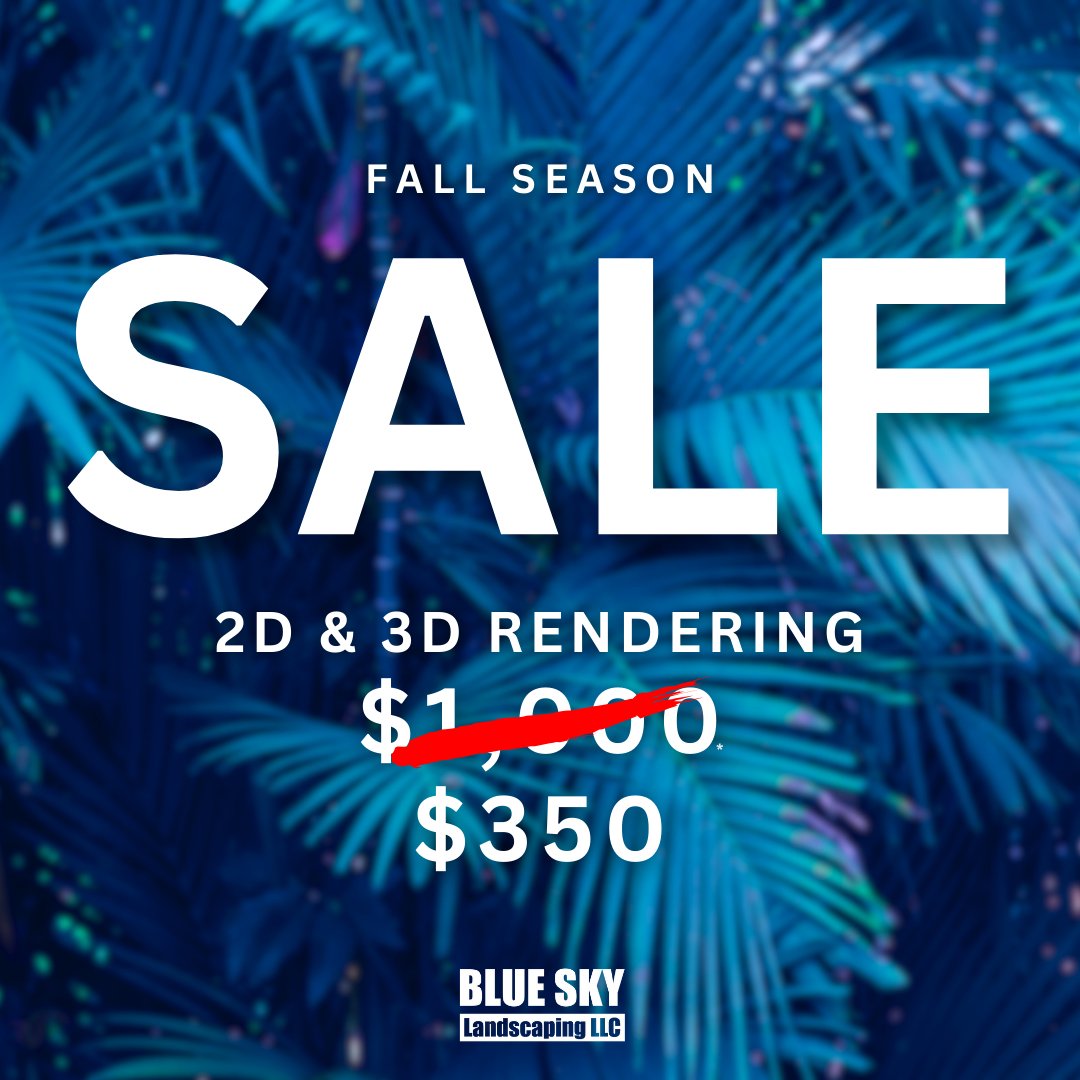 Our 2D and 3D rendering services take the stress out of landscaping projects. Say goodbye to uncertainty and hello to a beautiful new outdoor space

Contact us at
☎️703.957.3105
🌐blue-skylandscaping.com

#BlueSkyLandscaping #LandscapeDesign #2DRendering #3DRendering