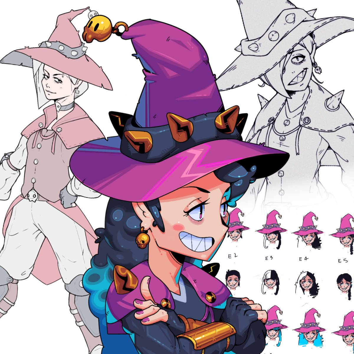bossbuzz64's tweet photo. @GhostBitStudios buttload of sketching and revisions, i been at it for a while and the characters changed a lot, at least for the main cast, other characters i just wing it tbh, process goes, gesture > sketch > line > rough painting > final painting > tweak some stuff. https://t.co/gtZcjlZ0II
