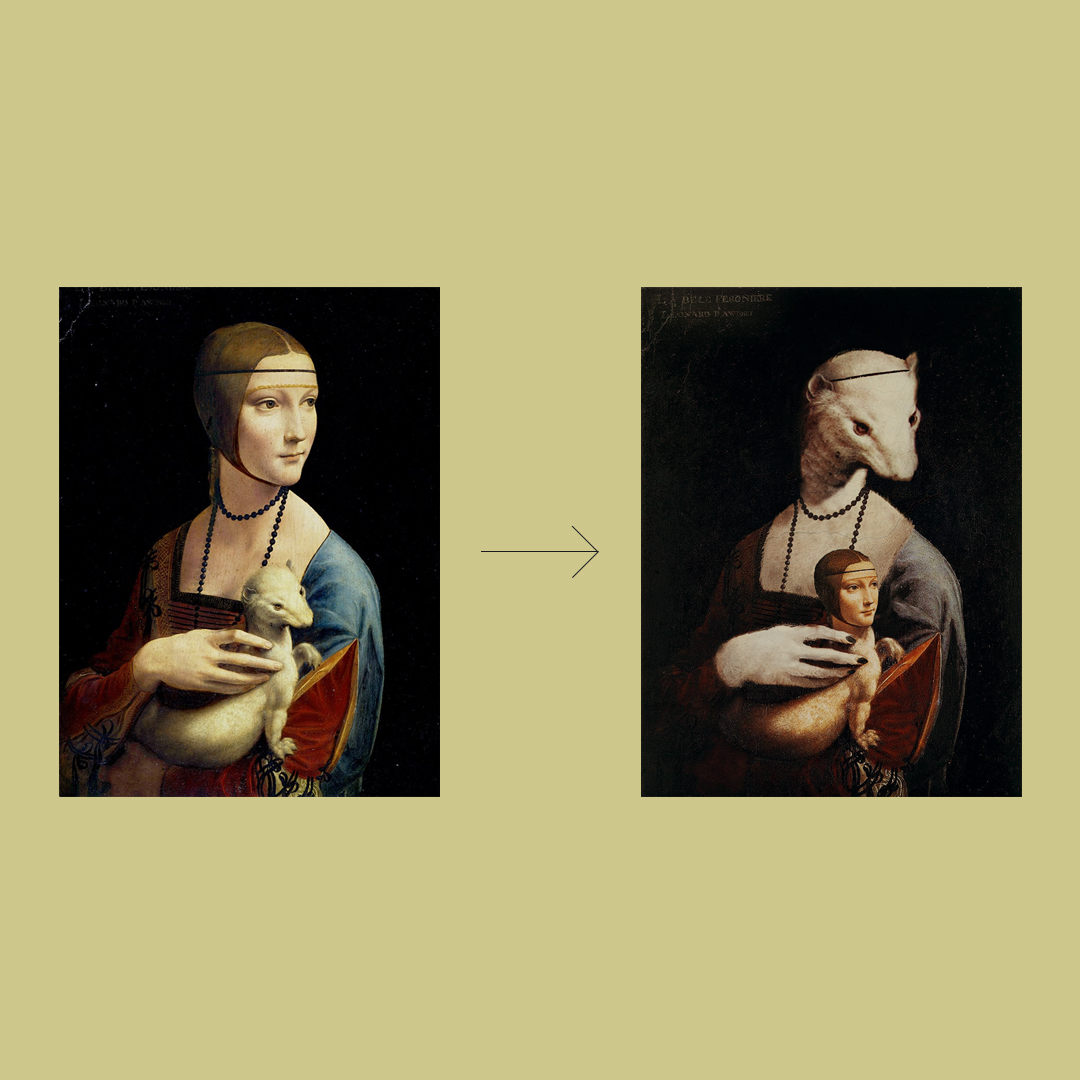 eurisco's tweet photo. "Armiño con una dama"

Ilustración derivada de "La dama del armiño" de Leonardo da Vinci. Fechado en c. 1489-1491. https://t.co/rgGC2MeYPQ