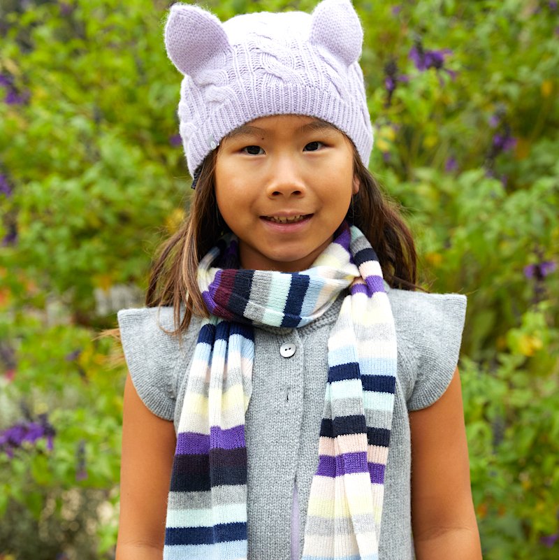 Our Fall/Winter 2023 collection has arrived 💜 We have cozy #cashmere knits + accessories for every day wear, + cashmere paired with glitter + lovely embroidery for #holiday wear 🎁 #Shop this look 😍 + so much more on our website: edenandzoe.com #fashion #style #kids