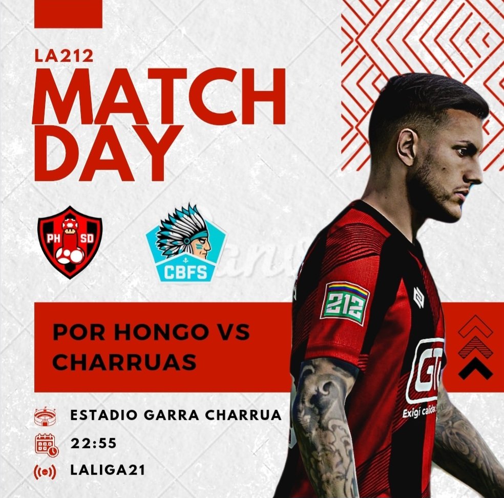 🍄 HOY JUEGA EL HONGO

#FuerzaPorHongo ❤️🖤