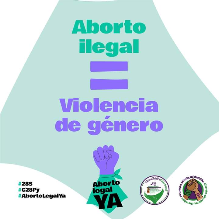 cdeparaguay's tweet photo. #28S
#C28Py
#AbortoLegalYa
#28Septiembre https://t.co/x33sHQIDaN
