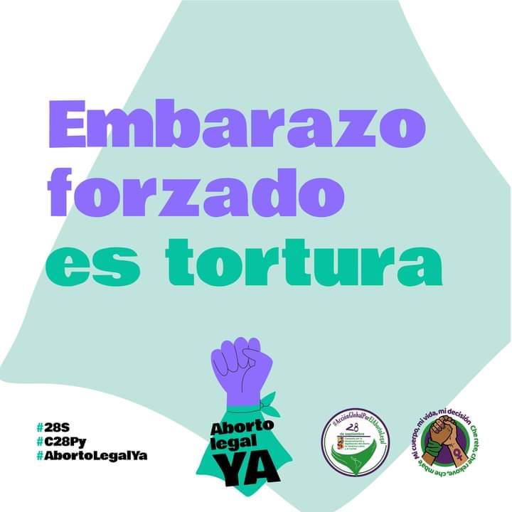 cdeparaguay's tweet photo. #28S
#C28Py
#AbortoLegalYa
#28Septiembre https://t.co/x33sHQIDaN