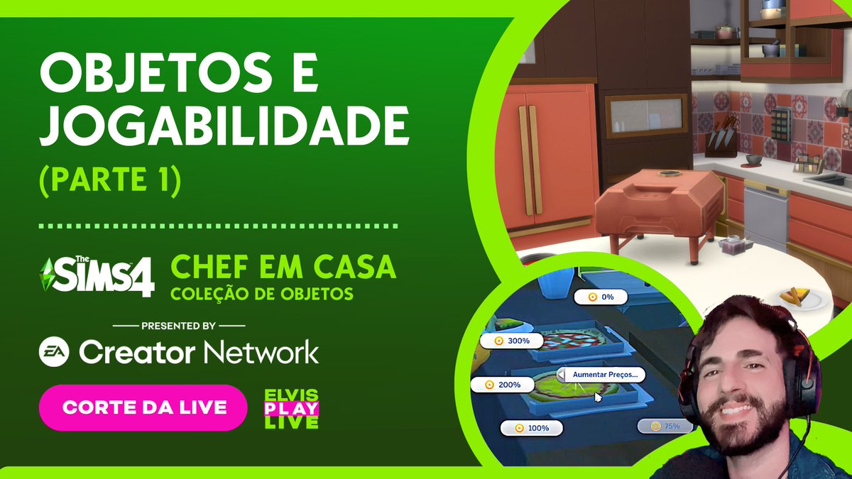 elvisplaylive's tweet photo. 🚨 VÍDEO NOVO no Youtube 🚨
Objetos e Jogabilidade do The Sims 4 Chef em Casa 👨🍳👩🍳🔪🍕🥖🥙🍜🧁#EACreatorNetwork #TheSims4 #ChefEmCasa
❤️ Corte da Live do Dia - 27/09/2023 ❤️
🔗 Link; segue o fio 🧶