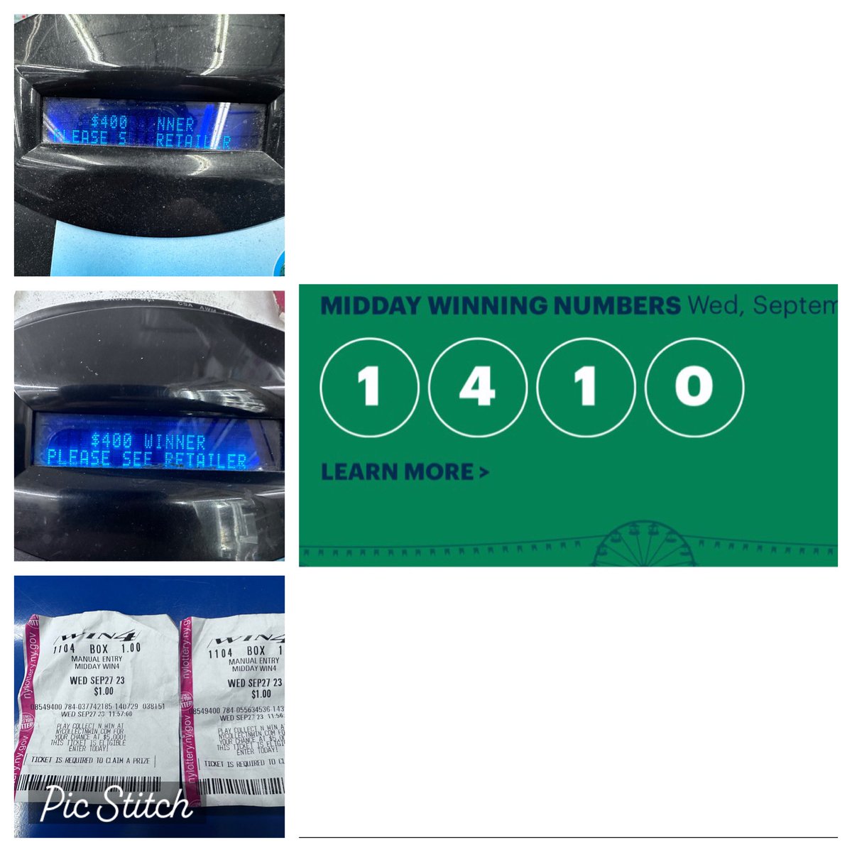 javien114's tweet photo. Early birthday luck #nyslottery #lifesagamble #bdaynumbers https://t.co/osGxzsNbYz