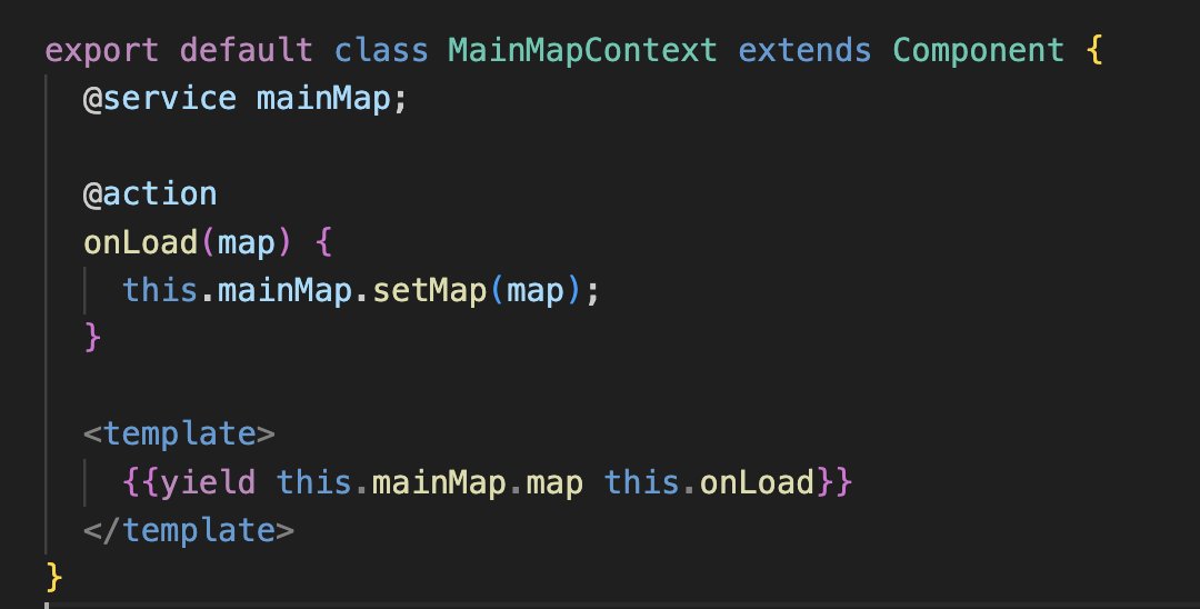 wmattgardner's tweet photo. @nullvoxpopuli I've done something similar using existing APIs. Would be nice to avoid the hacky "did-insert" stuff...

I'm using a combination of services and contextual components: https://t.co/zSyUkGT5et