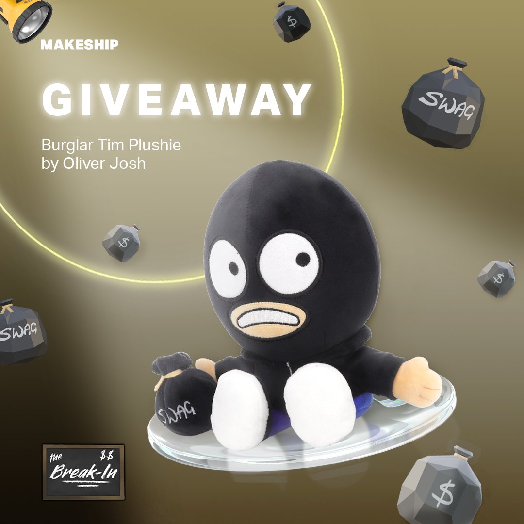 OliverJoshDev's tweet image. Burglar Tim lives. @Makeship have designed a plushie based on this adorably concerned character from my game!

For a chance to win your own plush:
1. Follow @makeship and @OliverJoshDev
2. Retweet this post

Giveaway ends 8th October at 2pm (ET). Good luck!