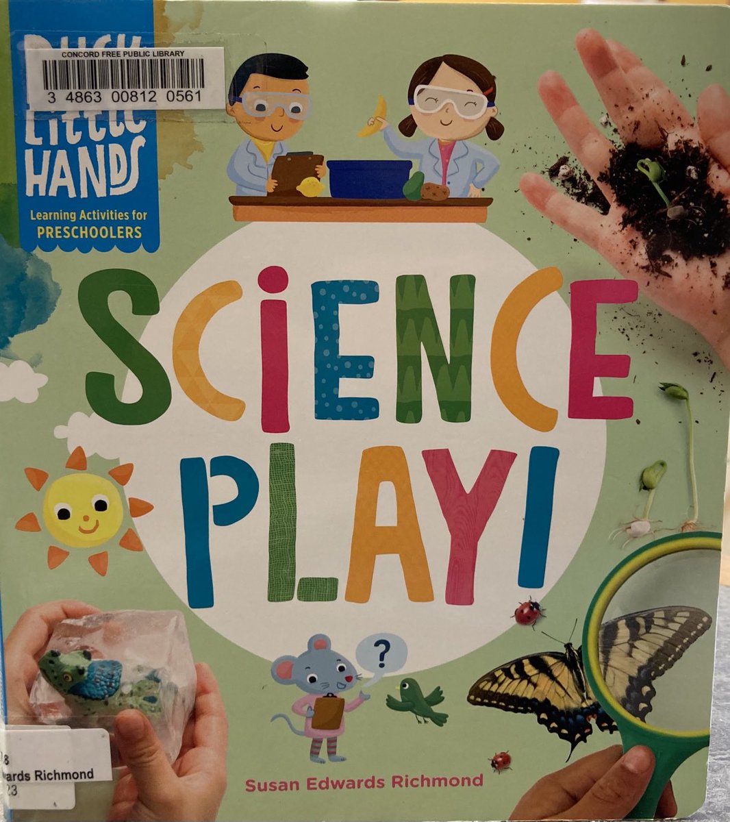 imartytweet's tweet photo. Chock full of things to do by an extraordinary author, teacher, and critique partner! Love seeing this in the new #NF bin @ConcordLibrary Fowler branch! #SCIENCEPLAY for everyday @SusanEdRichmond Gem + boredom antidote = FUN @StoreyPub https://t.co/9Rk8uEVZ3Z