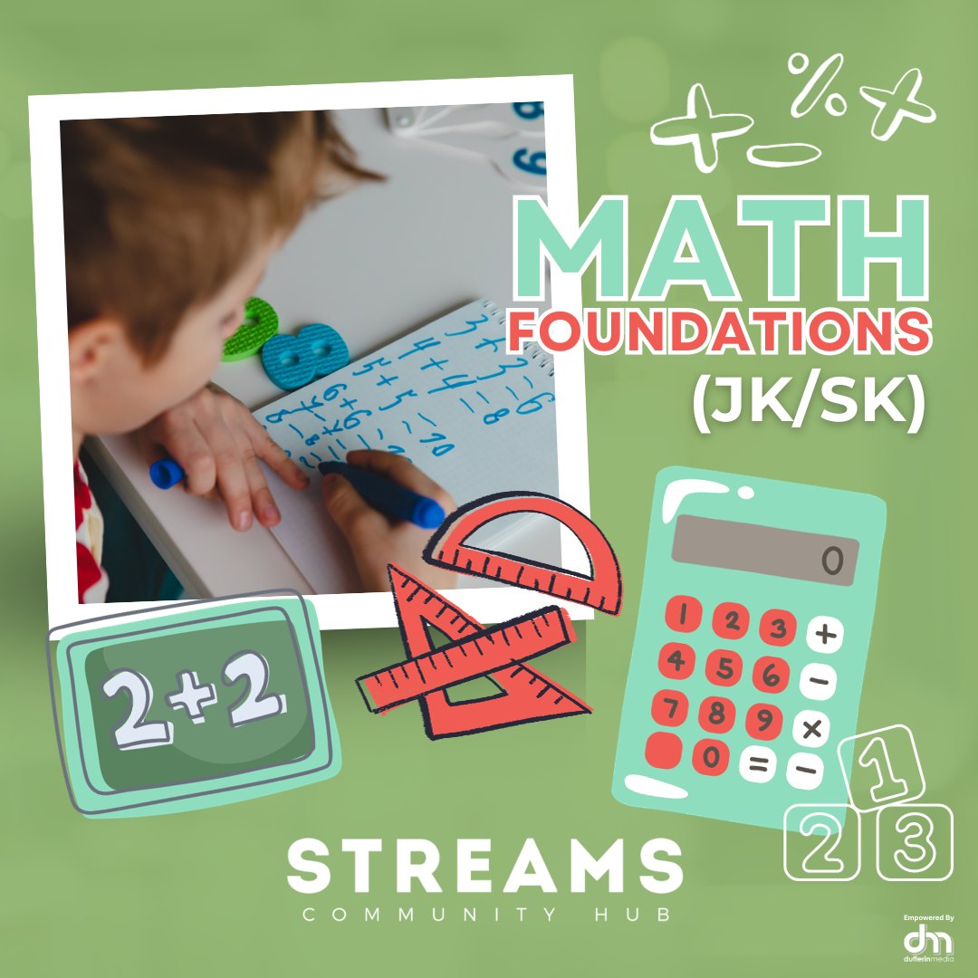 Join our Math Foundations 2023/24 program, held almost every Monday from 5:00 PM to 6:00 PM, where we provide targeted support to enhance your child's understanding of essential math concepts. streamshub.org/ourprograms/