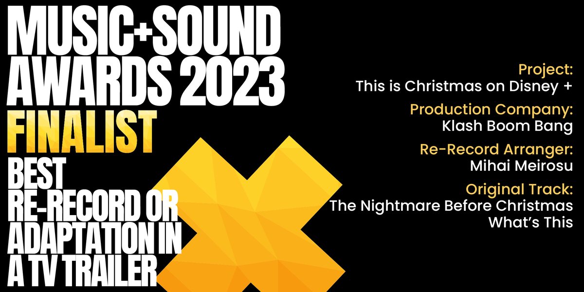 #MASAwards Finalist (3/6) Mihai Meirosu <a href="/KlashBoomBang/">Klash Boom Bang</a> - This is Christmas on Disney + 👏
