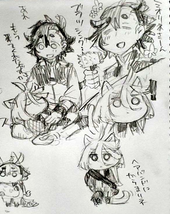 ブラシをみたらすぐスタンバるリネとからまリネ 