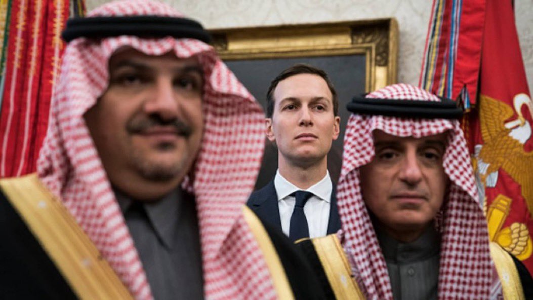 glamelegance's tweet photo. @Jim_Jordan When will R’s start an investigation into Hunter Biden earning $640M while working as an unqualified advisor in the WH, receiving $1.4B from Qatar while in the WH to pay his 666 5th Ave debt &amp; another $2B from the Saudi’s 6 months after leaving? Oh wait, that was Jared Kushner. https://t.co/kJMd2m5AKd