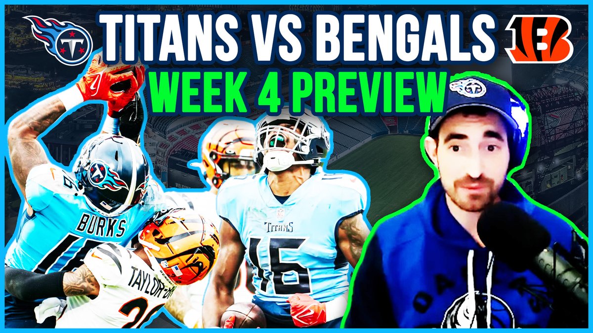 NEW POD: Previewing #Titans-Bengals with @JustinM_NFL and special guest @JoeGoodberry -Best way to stop Bengals offense -How Titans can try to neutralize Trey Hendrickson -Predictions... and MORE! 🎧podcasts.apple.com/us/podcast/tit… 📺youtu.be/5oVFI9TwDUU