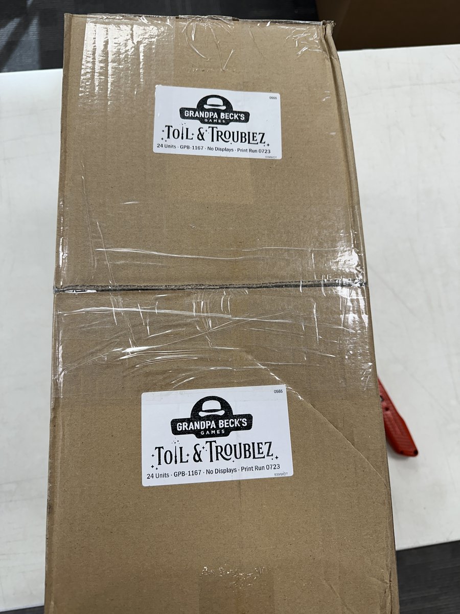 toystoredavid's tweet photo. Grandpa Beck's newest game just arrived! Preorders for Toil &amp; Troublez will start shipping out today. Free shipping will last a few more days, after that it will be back to orders above $59 for free shipping.

https://t.co/jUqX9Tkn6M

@GrandpaBecks @RBToyStore #tabletopgames https://t.co/RT5GZWgj5n